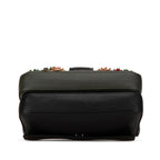 Fendi Micro Leather Flowerland Double Baguette Satchel (SHG-h4nuMx)
