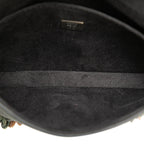 Fendi Micro Leather Flowerland Double Baguette Satchel (SHG-h4nuMx)