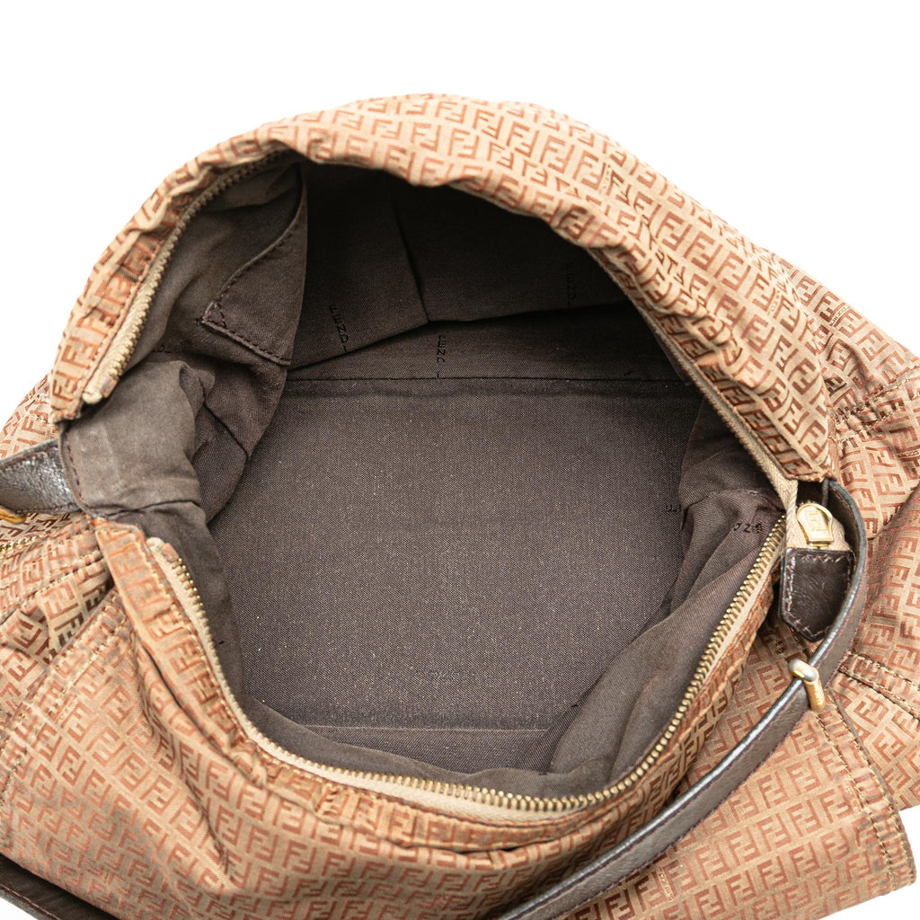 Fendi Micro Zucchino Canvas Mamma Forever (SHG-JnXbOv)