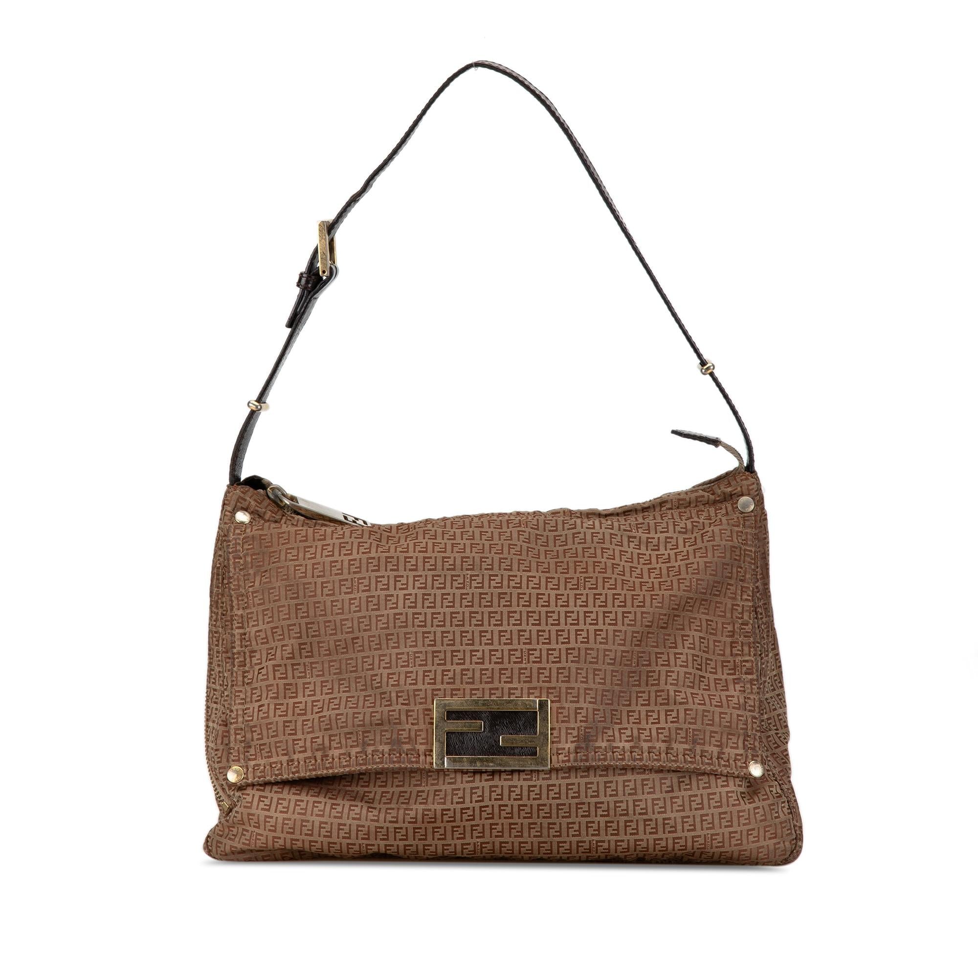 Fendi Micro Zucchino Canvas Mamma Forever (SHG-JnXbOv)