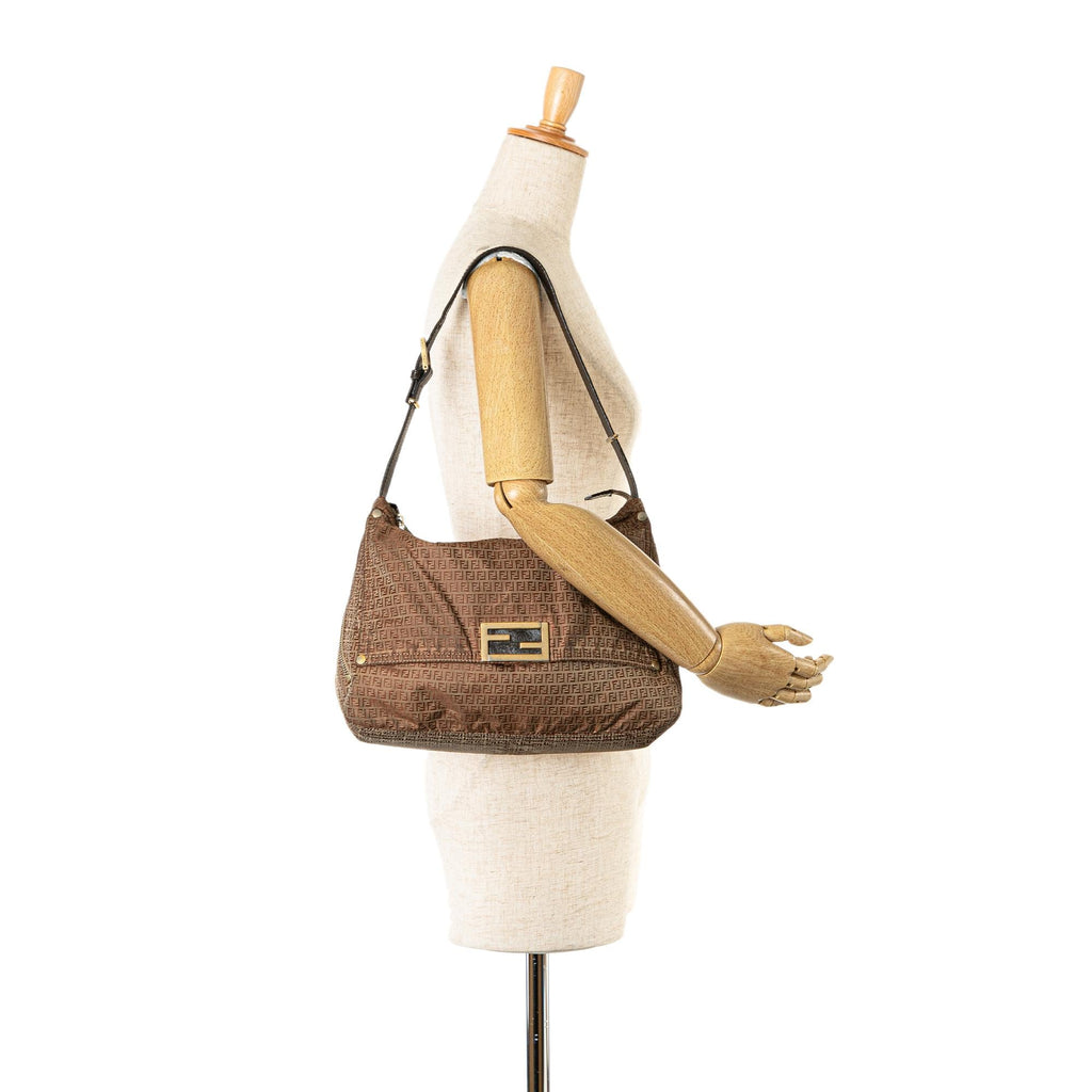 Fendi Micro Zucchino Canvas Mamma Forever (SHG-JnXbOv)