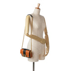 Fendi Mini Bicolor Nappa Chain Baguette Shoulder Bag (SHG-1z12d2)