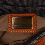 Fendi Mini Denim Chef Flap (SHG-vrfIWN)