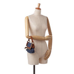 Fendi Mini Denim Chef Flap (SHG-vrfIWN)