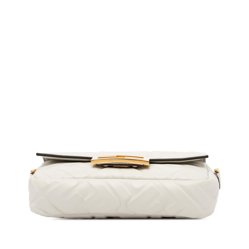 Fendi Mini Embossed Zucca Baguette Satchel (SHG-snGNtj)