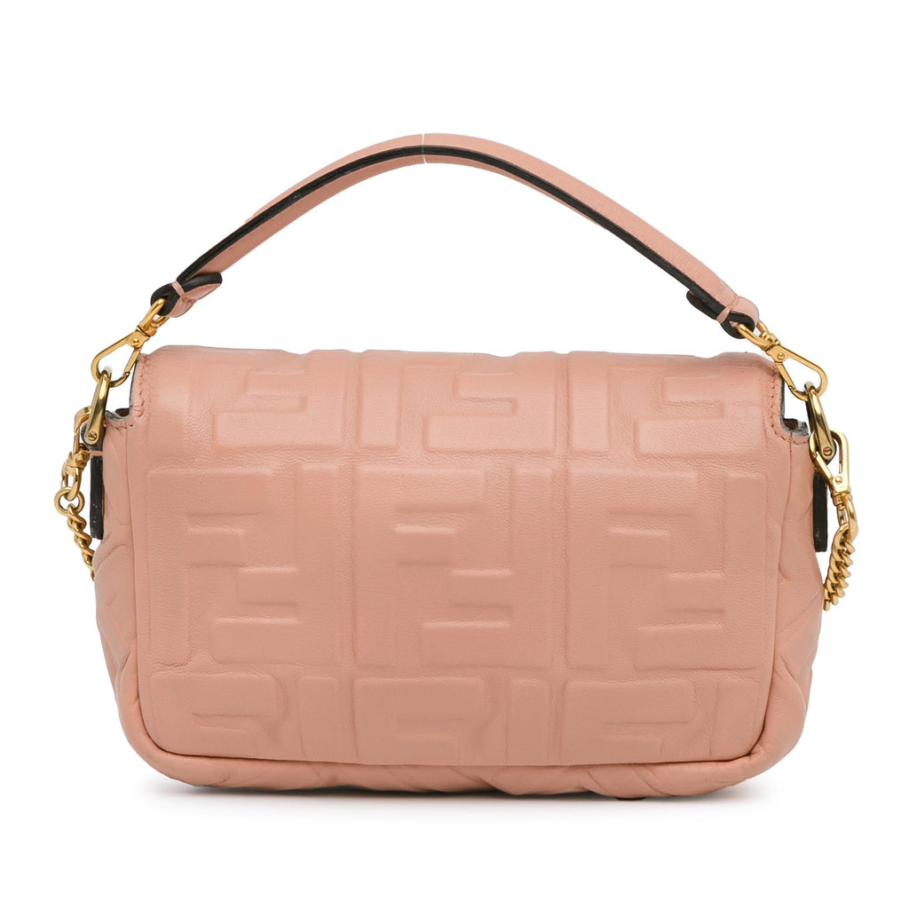 Fendi Mini Embossed Zucca Baguette Satchel (SHG-ZZKfNk)