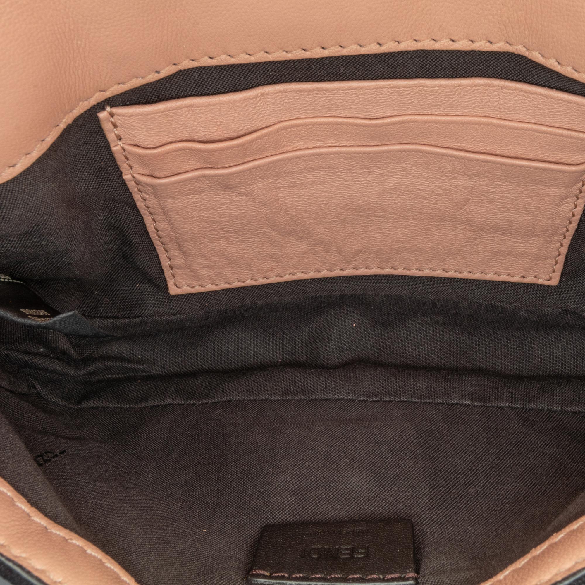 Fendi Mini Embossed Zucca Baguette Satchel (SHG-ZZKfNk)
