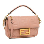 Fendi Mini Embossed Zucca Baguette Satchel (SHG-ZZKfNk)