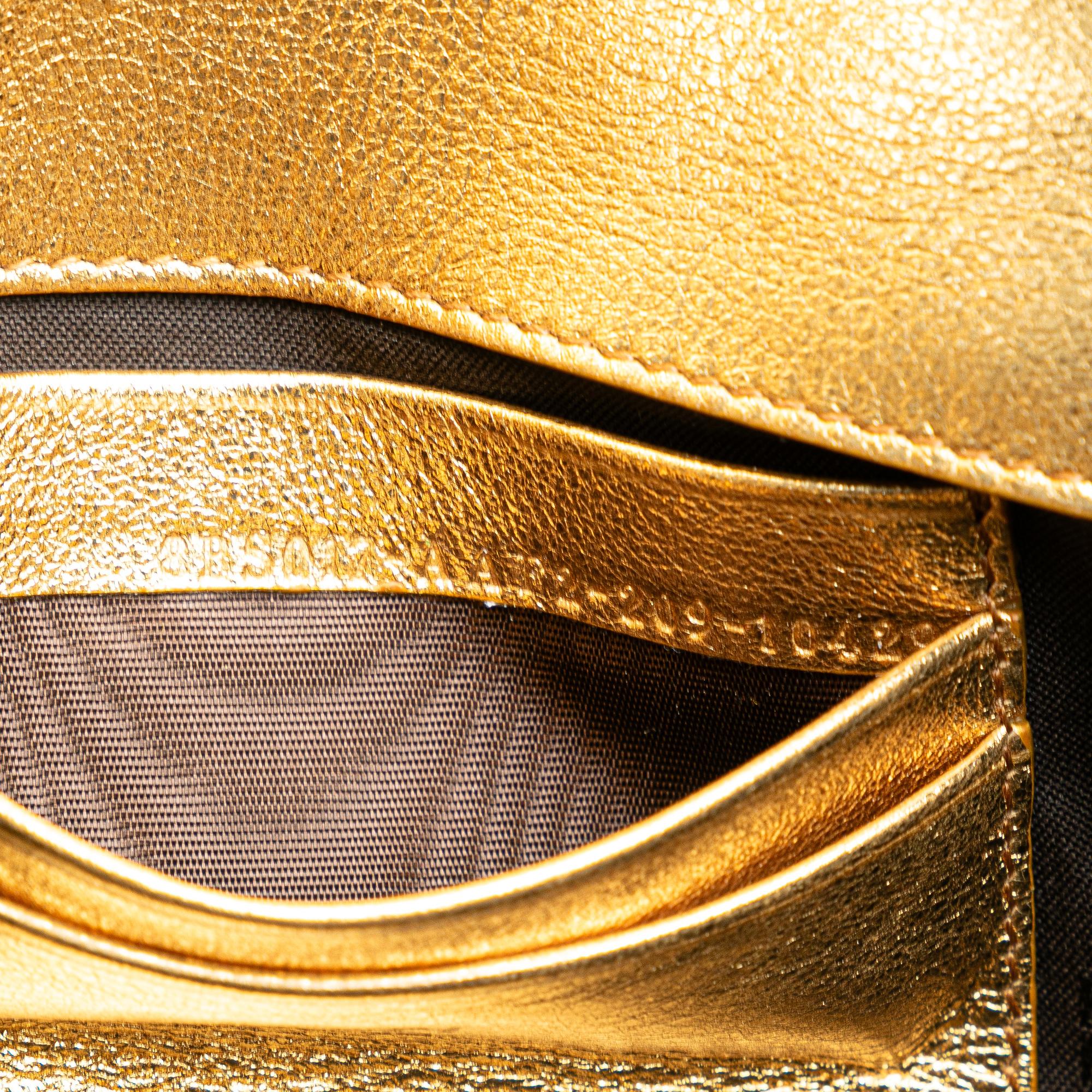 Fendi Mini Embossed Zucca Baguette Satchel (SHG-Nn3PEu)