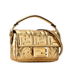 Fendi Mini Embossed Zucca Baguette Satchel (SHG-Nn3PEu)