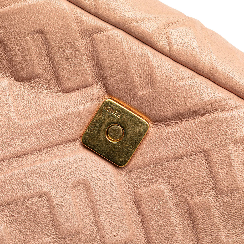 Fendi Mini Embossed Zucca Baguette Satchel (SHG-0mB9uT)