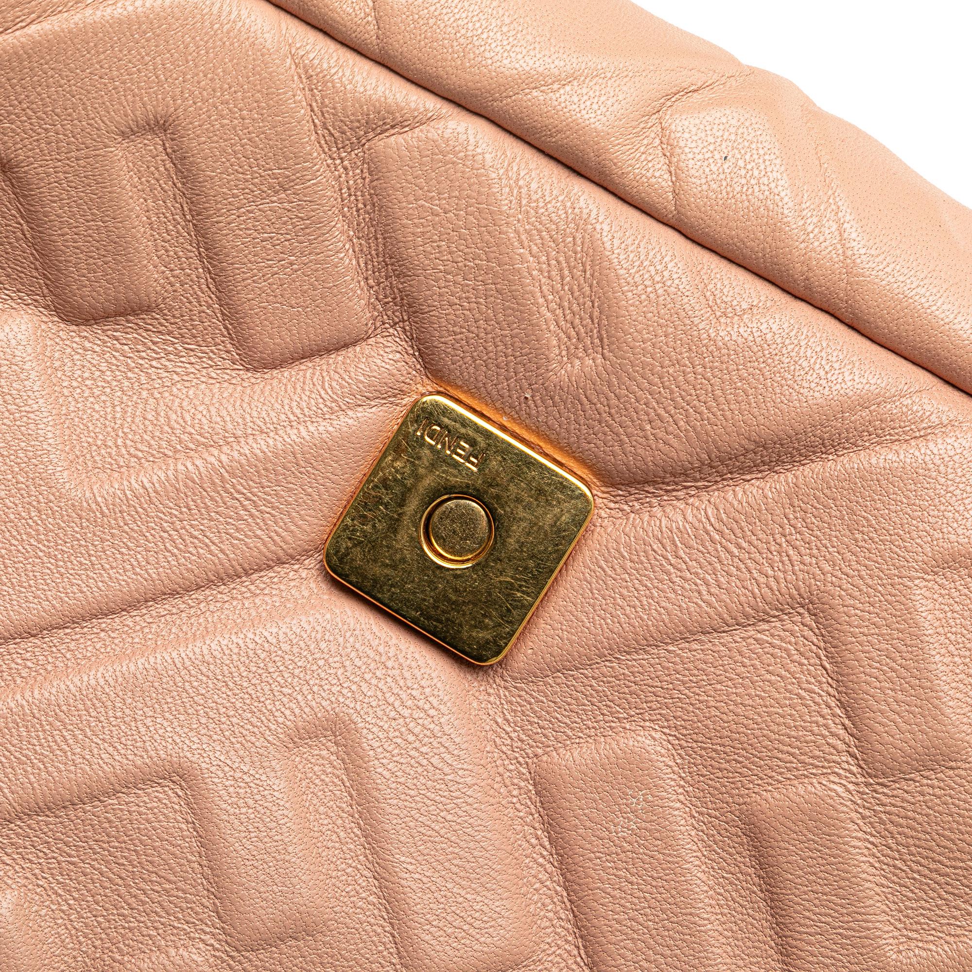 Fendi Mini Embossed Zucca Baguette Satchel (SHG-0mB9uT)