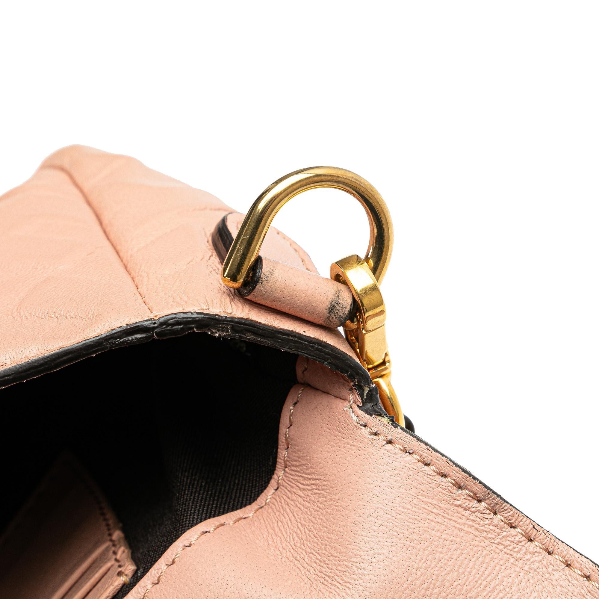 Fendi Mini Embossed Zucca Baguette Satchel (SHG-0mB9uT)