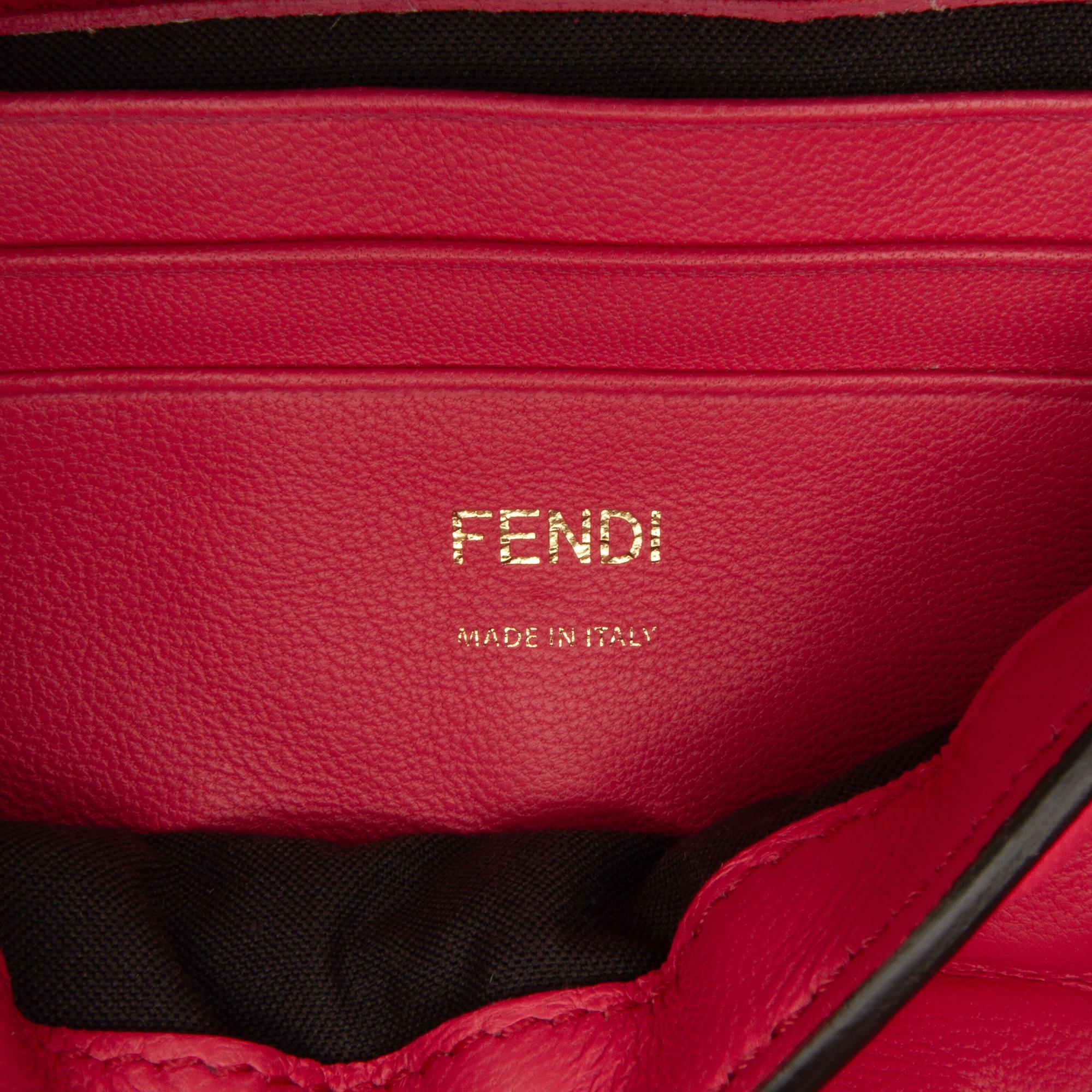 Fendi Mini FF Embossed Baguette (SHG-4aa1Gj)