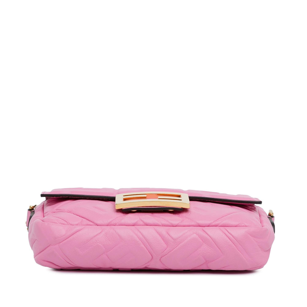 Fendi Mini FF Embossed Baguette (SHG-yfSf04)