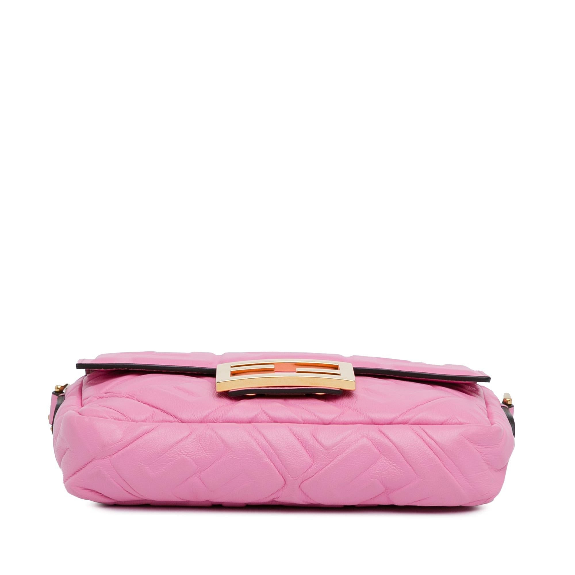 Fendi Mini FF Embossed Baguette (SHG-yfSf04)