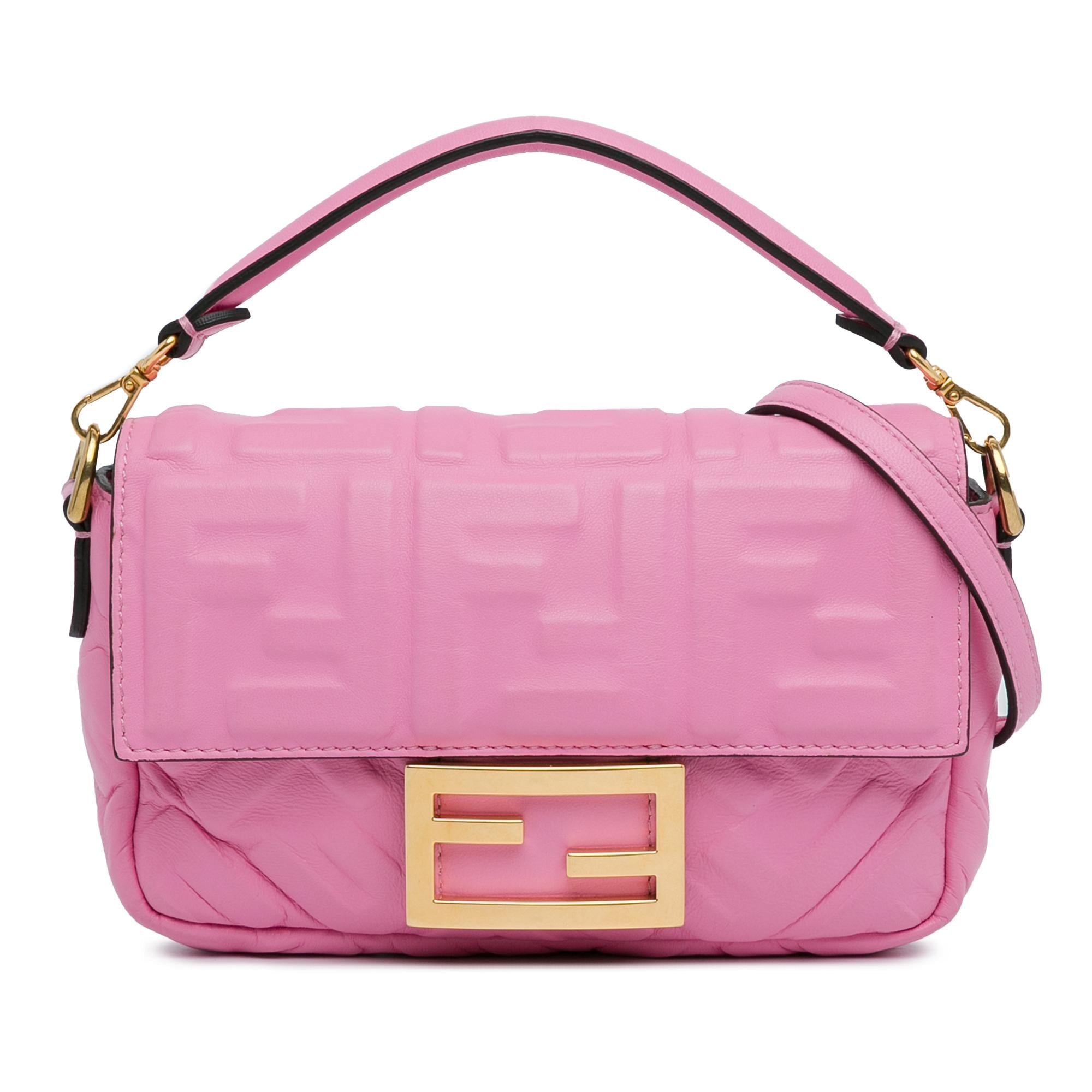 Fendi Mini FF Embossed Baguette (SHG-yfSf04)