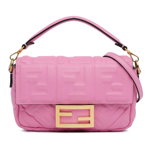 Fendi Mini FF Embossed Baguette (SHG-yfSf04)