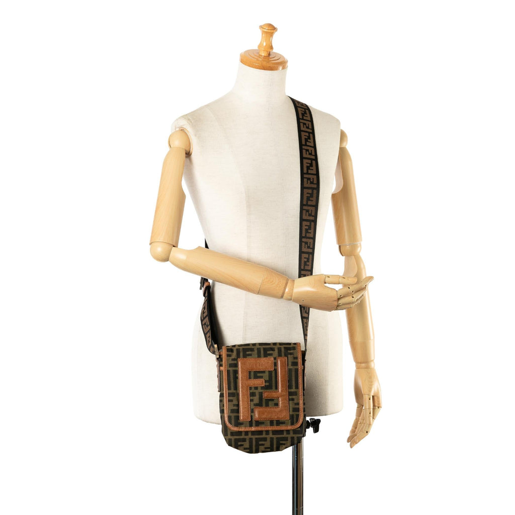 Fendi Mini FF Zucca Crossbody (SHG-ezlJjQ)
