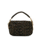 Fendi Mini Interlaced Canvas Zucca Baguette Satchel (SHG-W2qFIQ)
