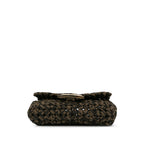 Fendi Mini Interlaced Canvas Zucca Baguette Satchel (SHG-W2qFIQ)