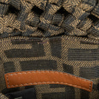 Fendi Mini Interlaced Canvas Zucca Baguette Satchel (SHG-W2qFIQ)