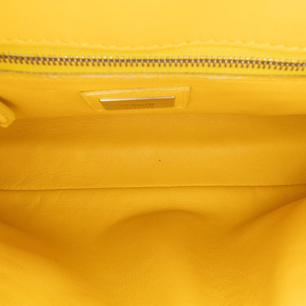Fendi Mini Leather Iconic Peekaboo Satchel (SHG-wmlBOy)