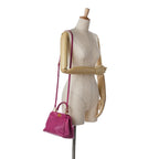 Fendi Mini Leather Iconic Peekaboo Satchel (SHG-BghCY6)