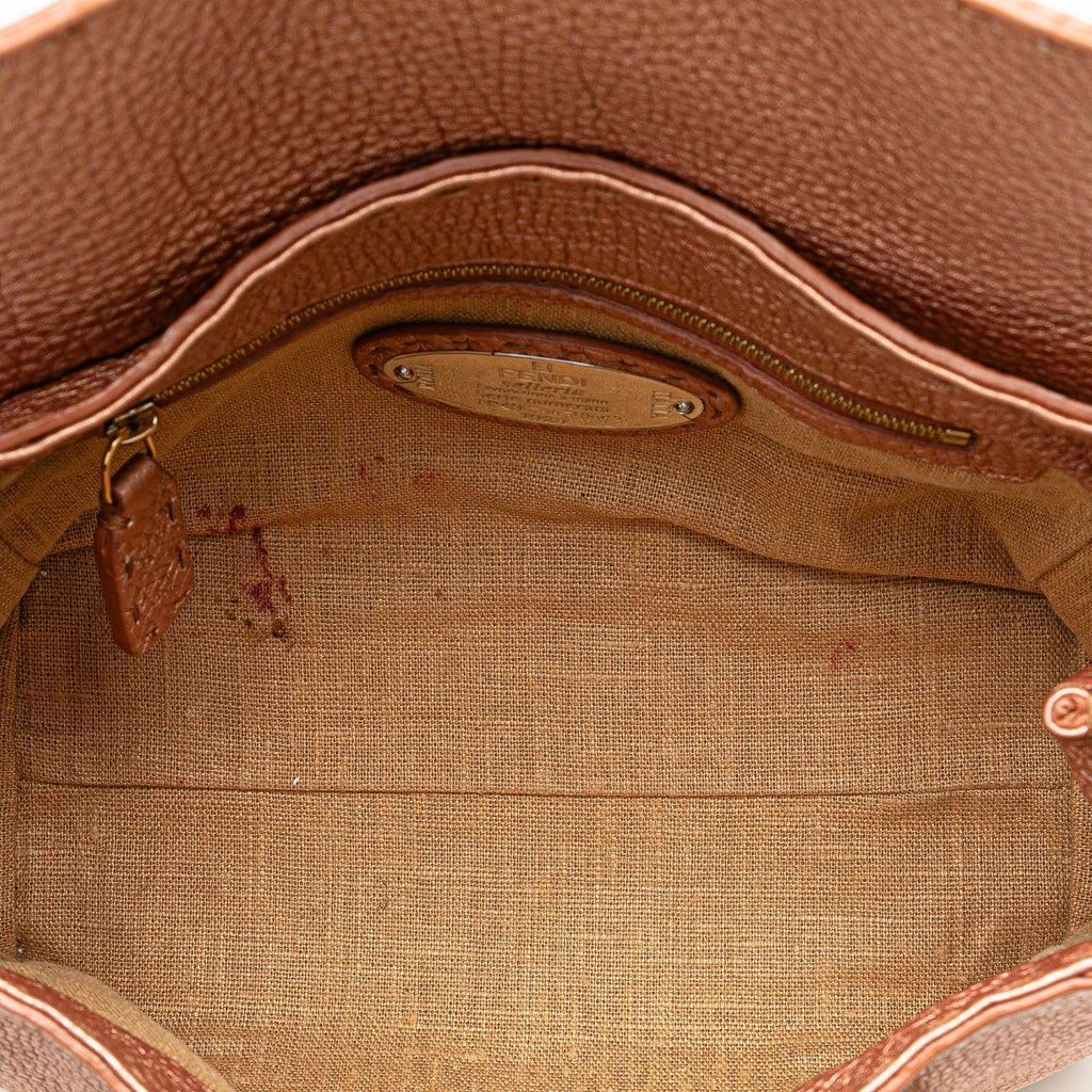 Fendi Mini Leather Selleria Linda (SHG-ermLPN)