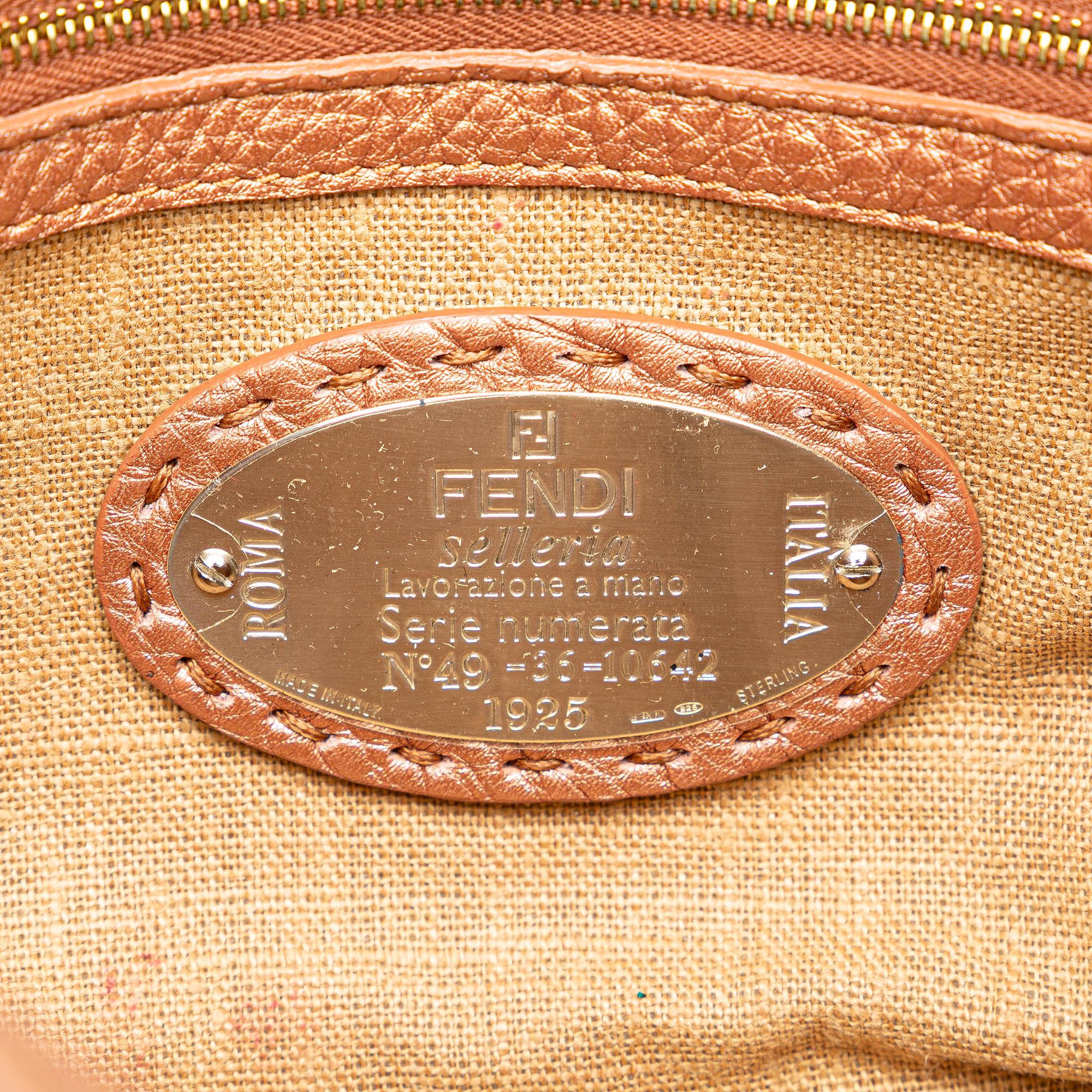 Fendi Mini Leather Selleria Linda (SHG-ermLPN)