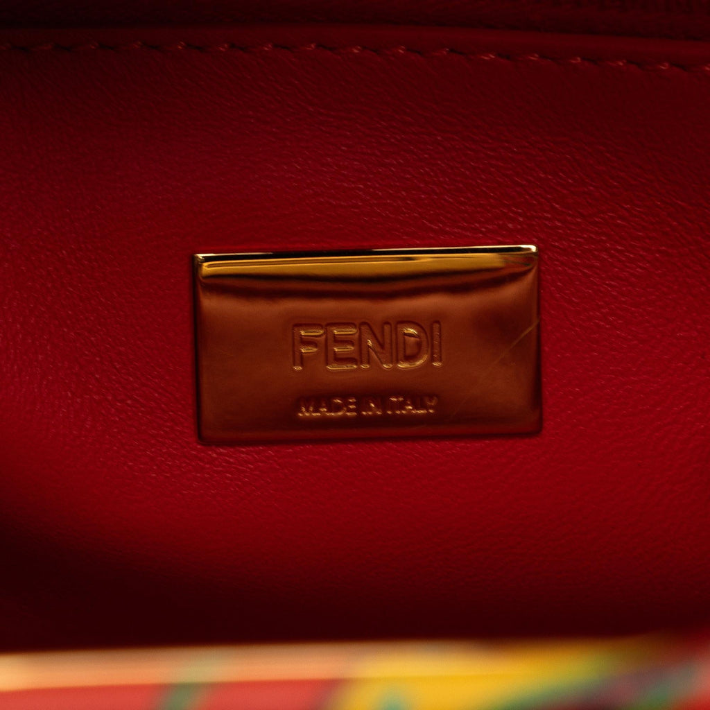 Fendi Mini Marbled Peekaboo Satchel (SHG-ihUXSW)