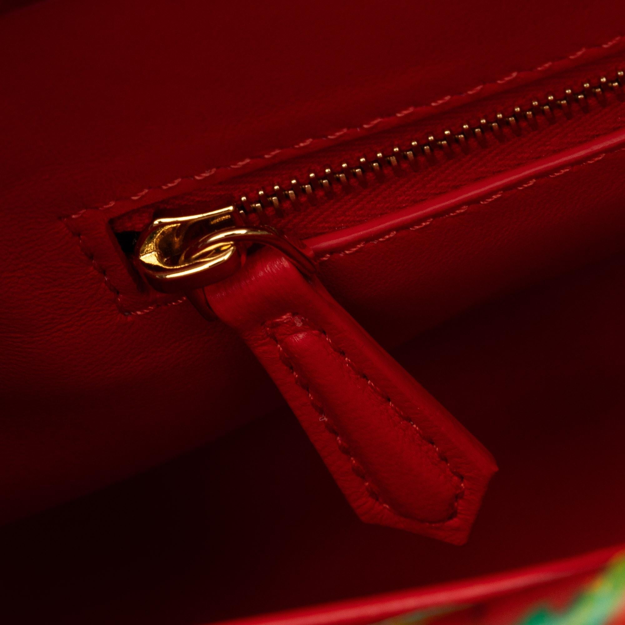 Fendi Mini Marbled Peekaboo Satchel (SHG-ihUXSW)