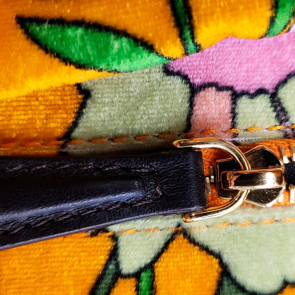 Fendi Mini Peekaboo Chenille Velvet Satchel (SHG-5t4Vi5)