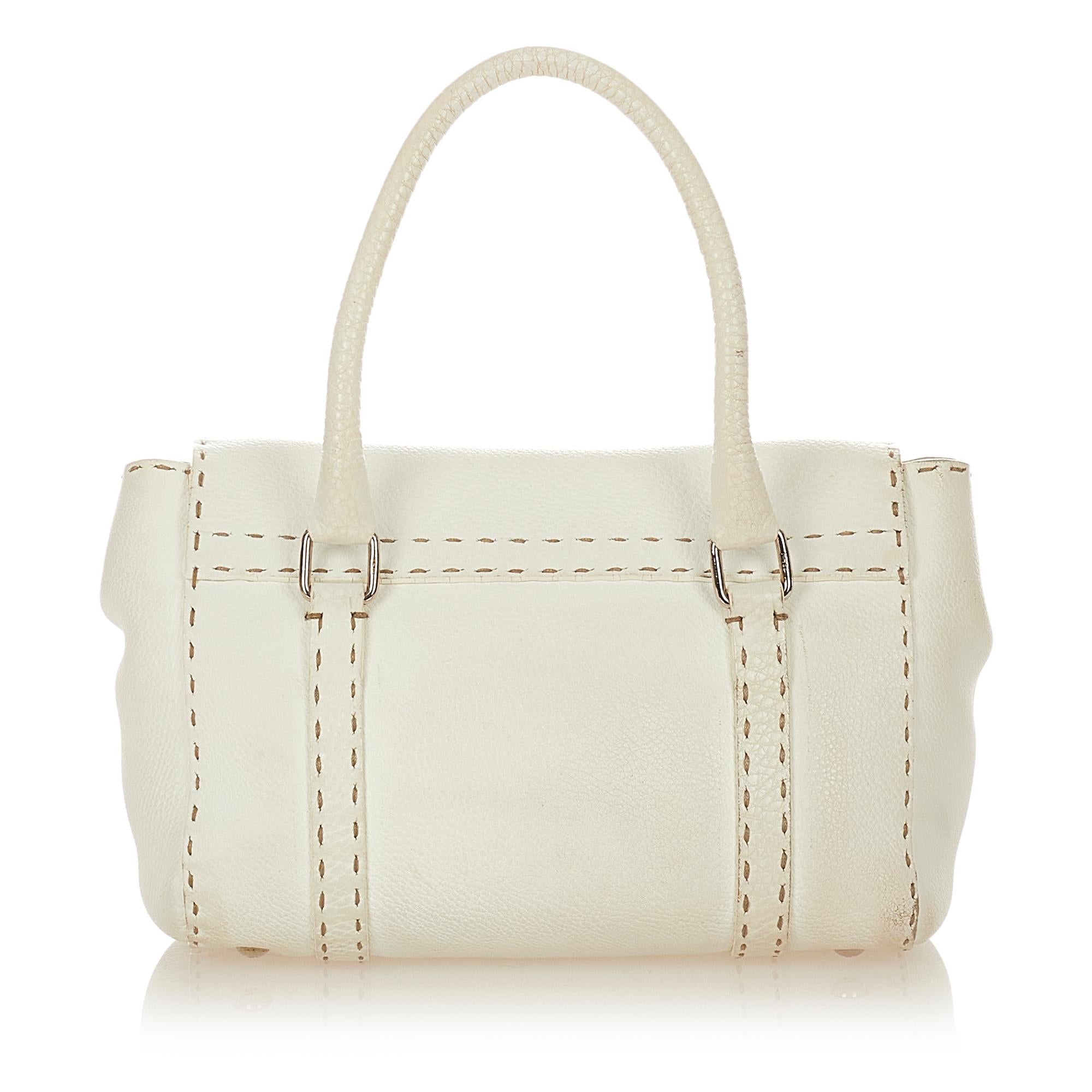 Fendi Mini Selleria Linda Leather Handbag (SHG-26508)