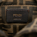 Fendi Mini Straw and Canvas Zucca Step Out Bag (SHG-VRfux8)