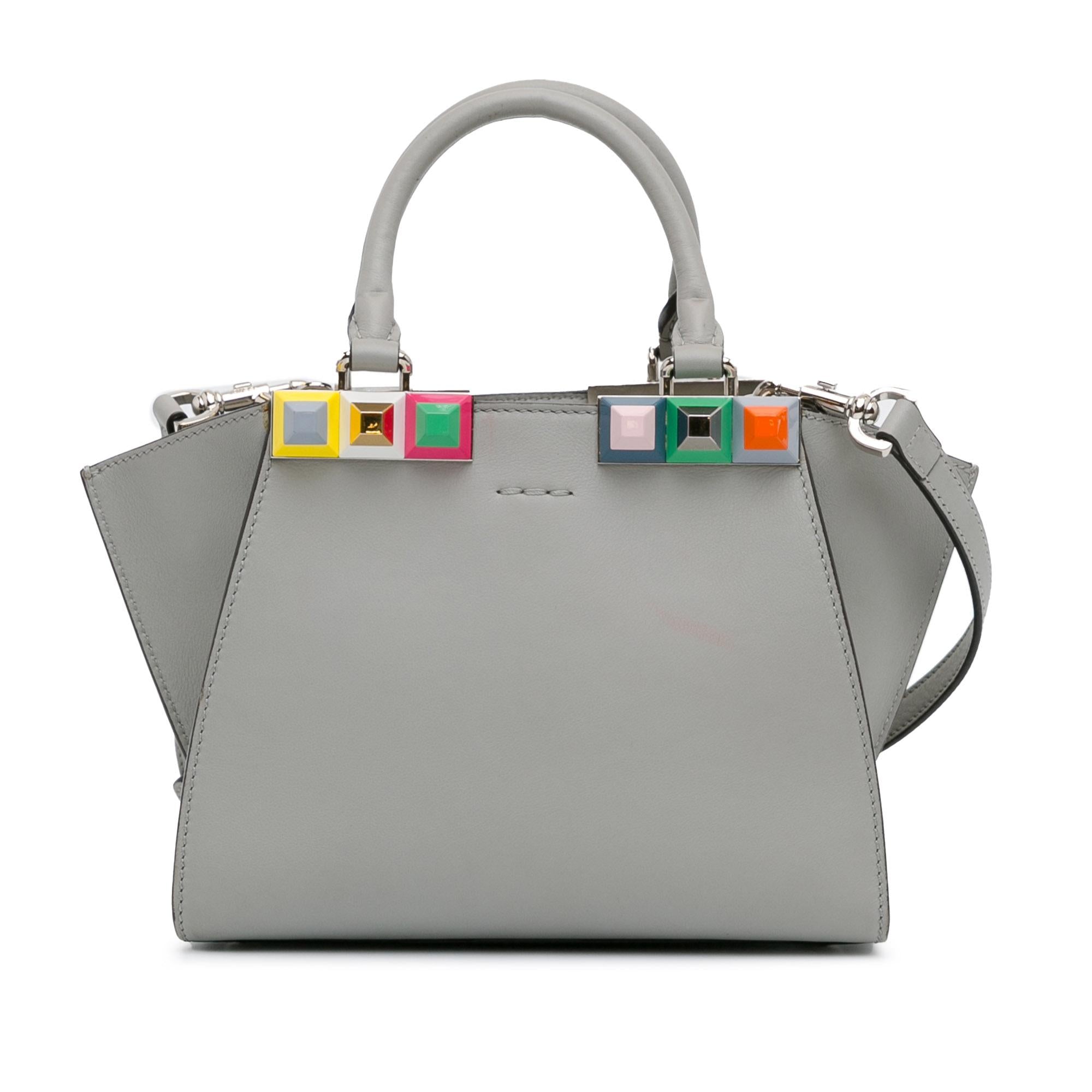 Fendi Mini Studded 3Jours Satchel (SHG-KfNV2c)