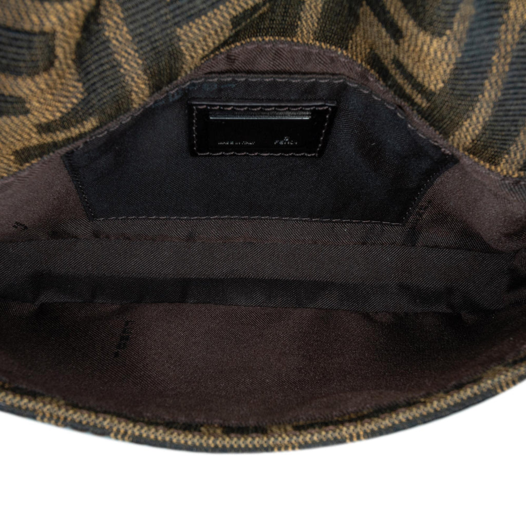 Fendi Mini Zucca Canvas Baguette (SHG-B1bmp0)