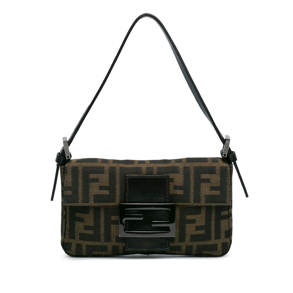 Fendi Mini Zucca Canvas Baguette (SHG-B1bmp0)
