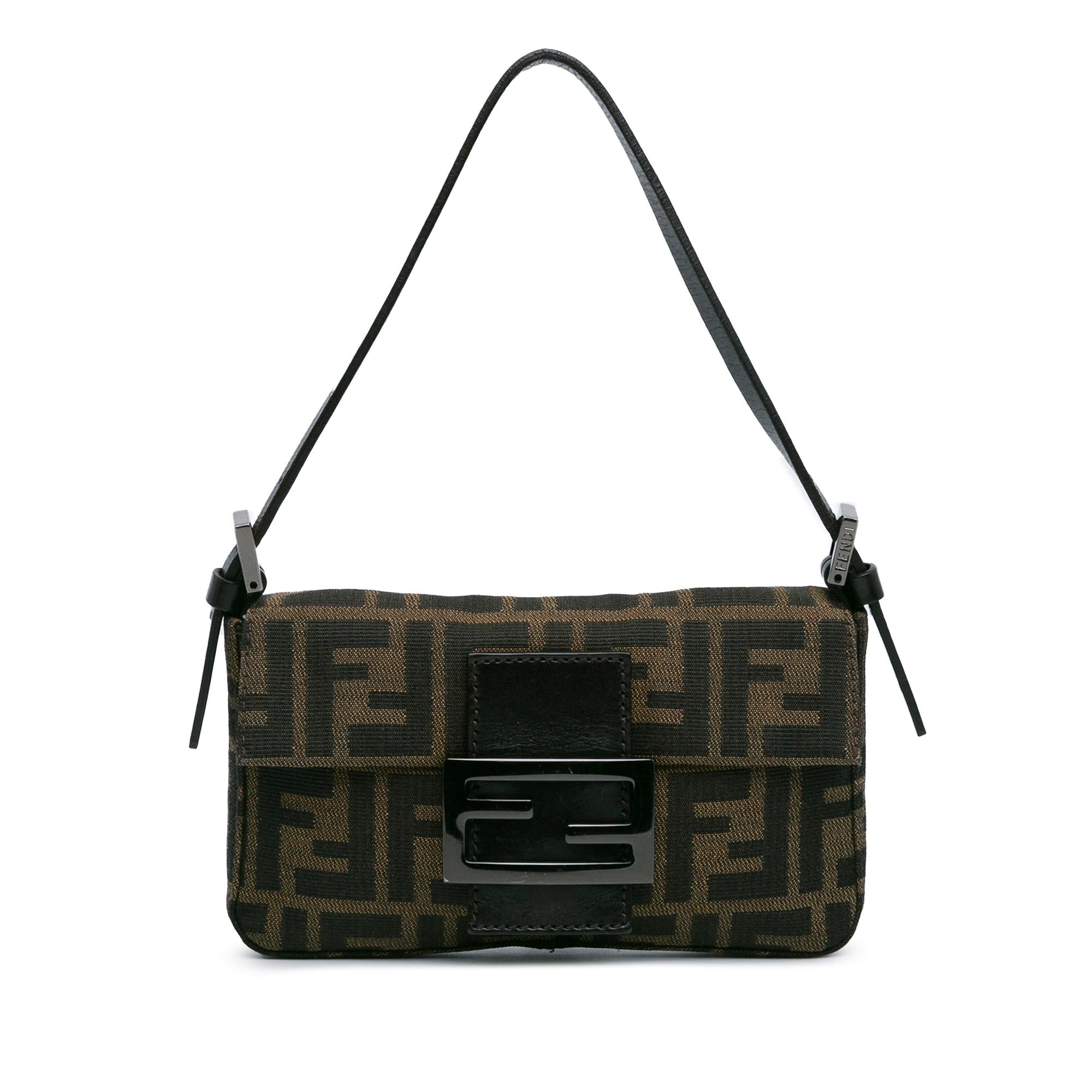 Fendi Mini Zucca Canvas Baguette (SHG-B1bmp0)