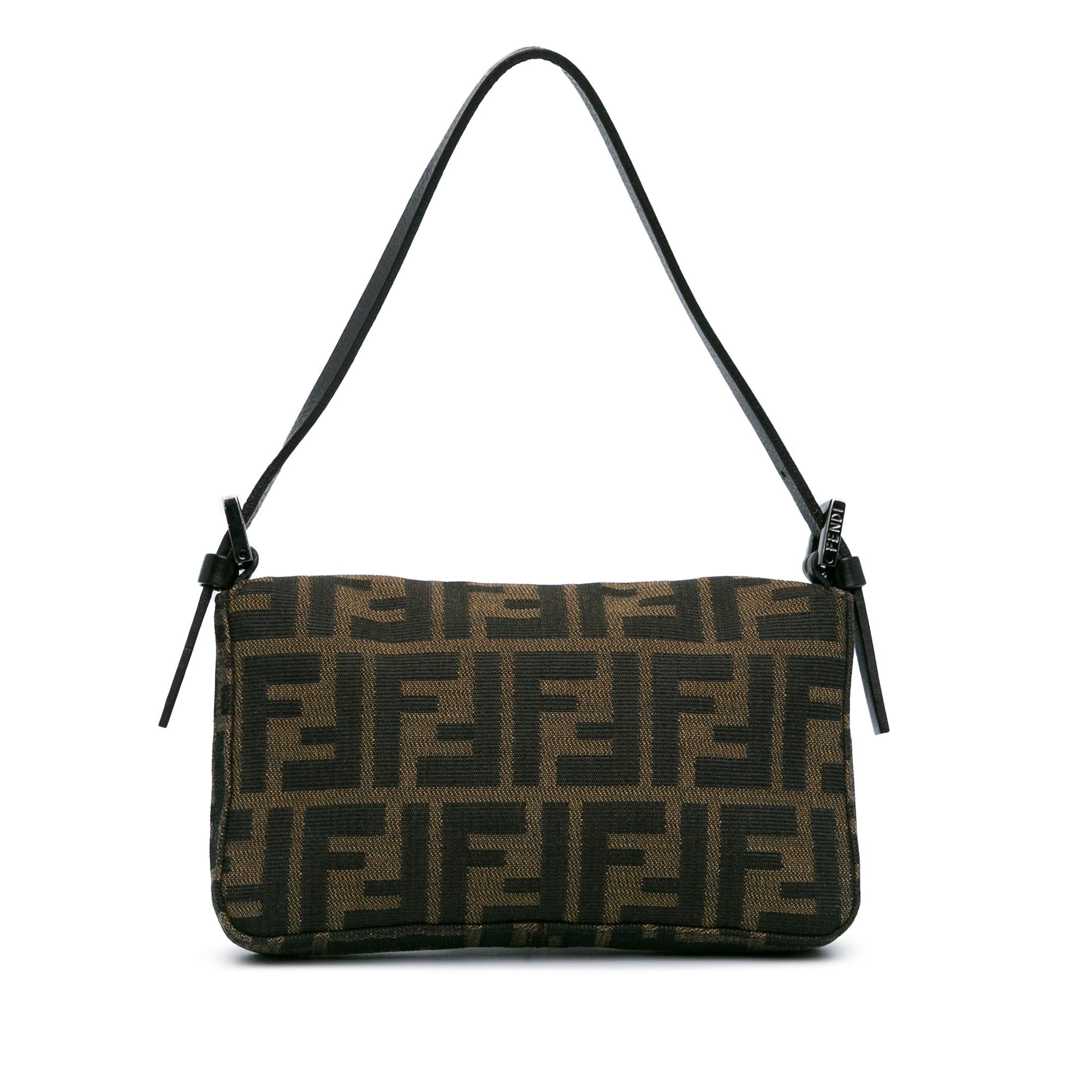 Fendi Mini Zucca Canvas Baguette (SHG-B1bmp0)