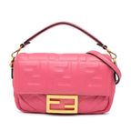 Fendi Mini Zucca Embossed Baguette Satchel (SHG-5tRhE0)