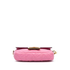 Fendi Mini Zucca Embossed Baguette Satchel