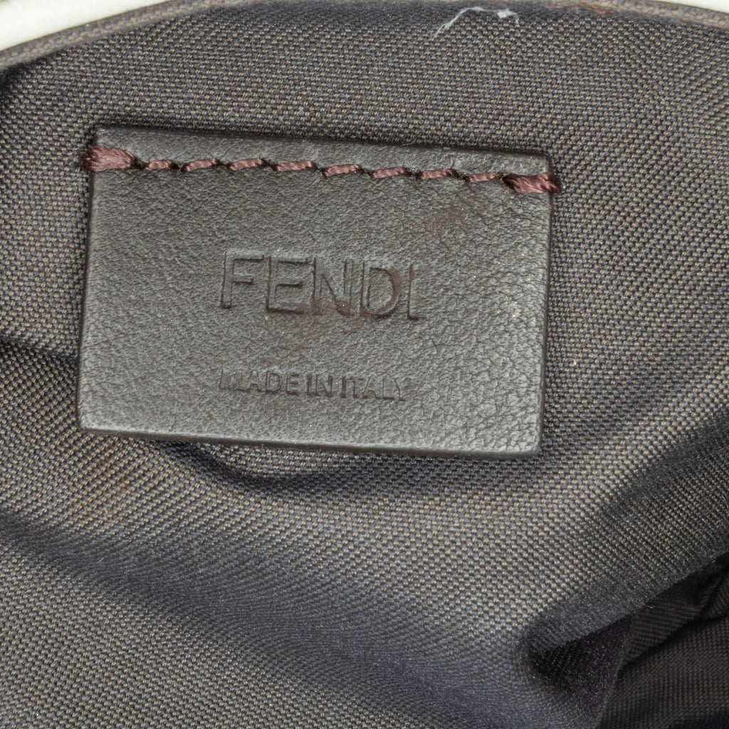 Fendi Mini Zucca Embossed Leather Baguette Satchel (SHG-SGLsCW)