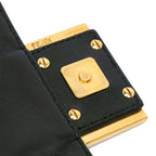 Fendi Mini Zucca Embossed Leather Baguette Satchel (SHG-CD0Erc)