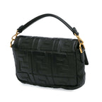 Fendi Mini Zucca Embossed Leather Baguette Satchel (SHG-CD0Erc)