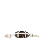 Fendi Mini Zucca Glazed Fabric Cage Baguette Satchel