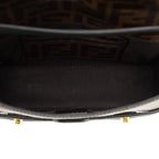 Fendi Mini Zucca Glazed Fabric Cage Baguette (SHG-7IwhHV)