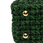 Fendi Mini Zucca Interlaced Canvas Iconic Peekaboo Satchel (SHG-bvHwrT)