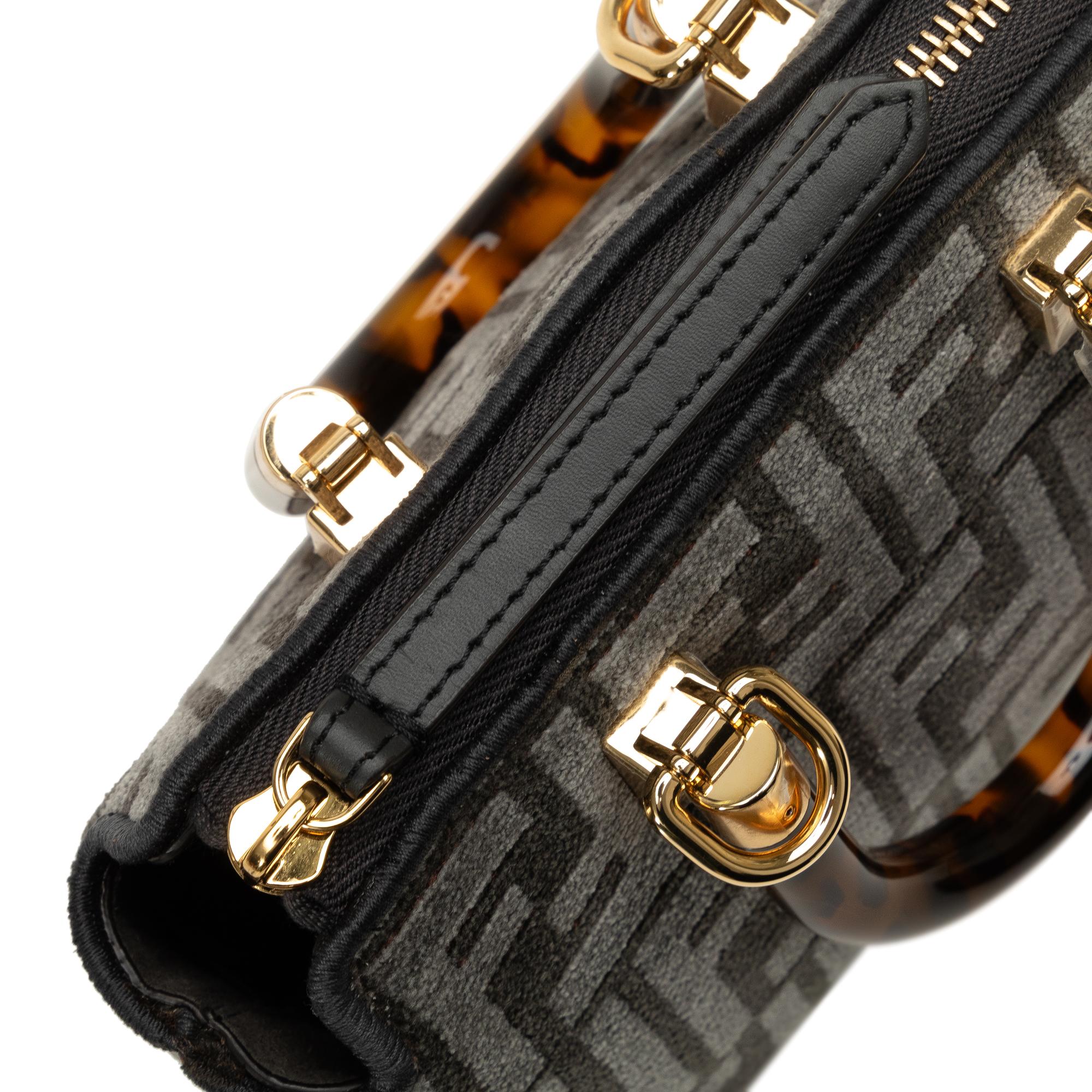 Fendi Mini Zucca Tapestry By The Way Satchel (SHG-yLdvot)