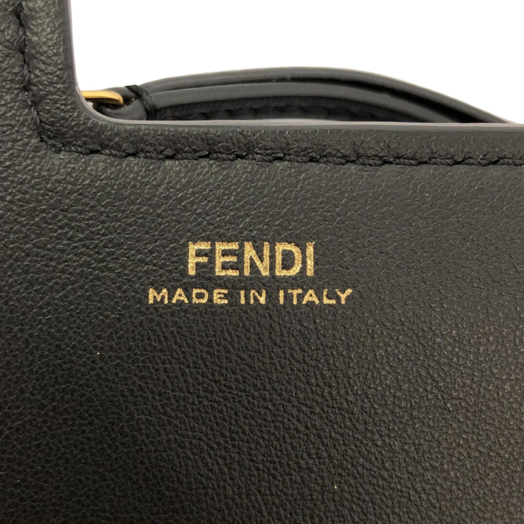 Fendi Mini Zucca and Leather 3 Pocket Crossbody (SHG-up2ClV)